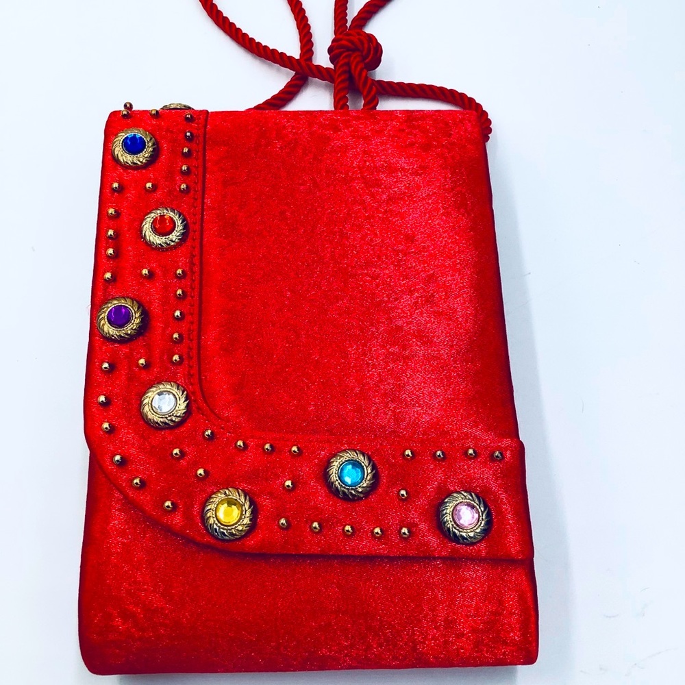 VINTAGE WHITING & DAVIS  CROSSBODY CLUTCH